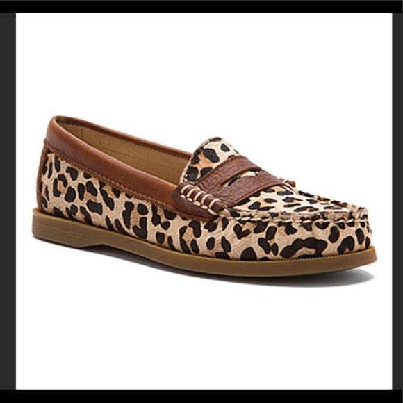 Sperry Shoes - Leopard Print Sperry Hayden Dress Shoes